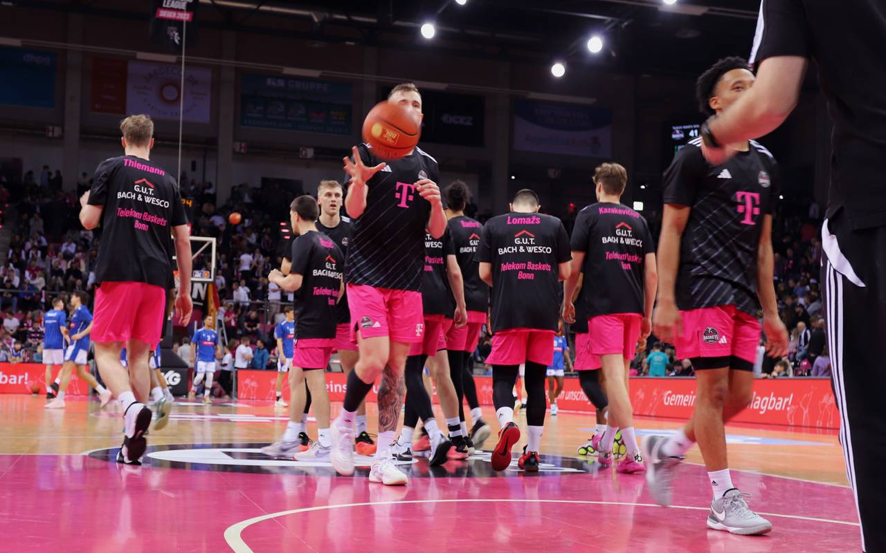 Baskets Team vor dem Spiel 2025 Bundesliga