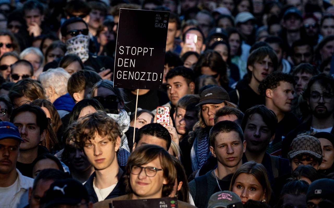 Demonstration für Gaza in Berlin