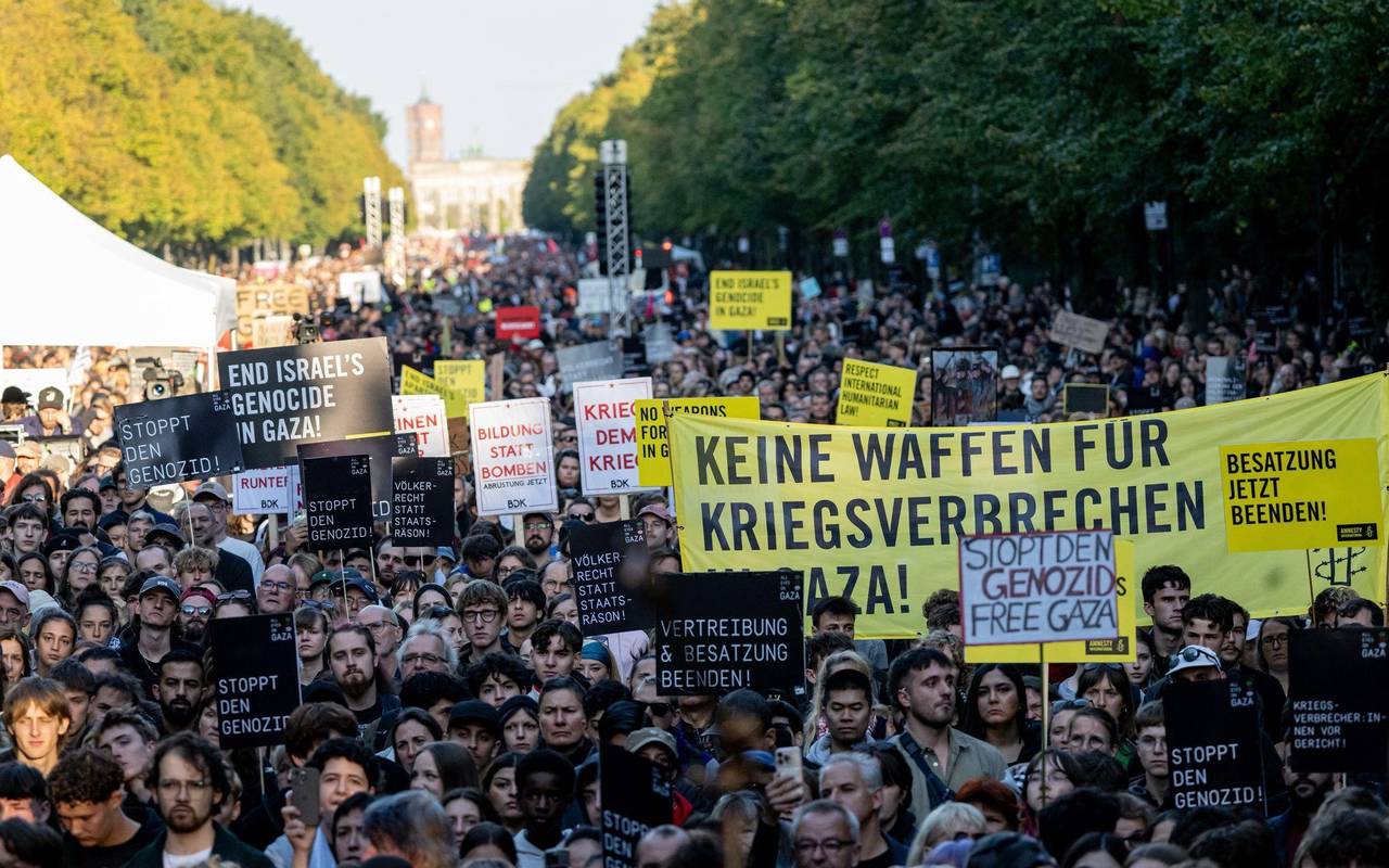 Demonstration für Gaza in Berlin