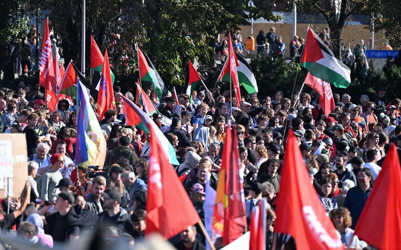 Demonstration für Gaza in Berlin