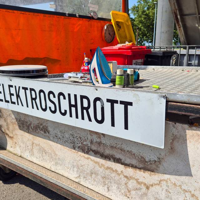 Elektroschrott gehört nicht in den Restmüll