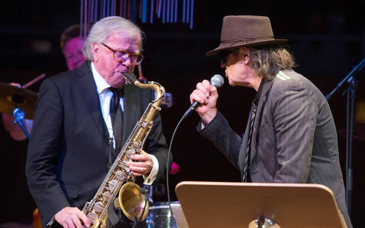 Klaus Doldinger mit Udo Lindenberg