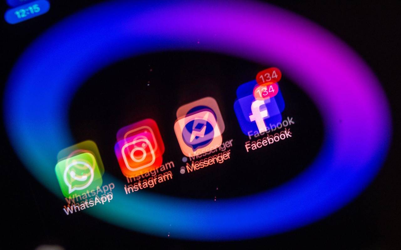 Meta-Apps auf einem Smartphone