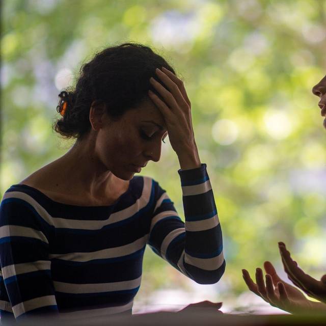 Gespräch unter Kolleginnen