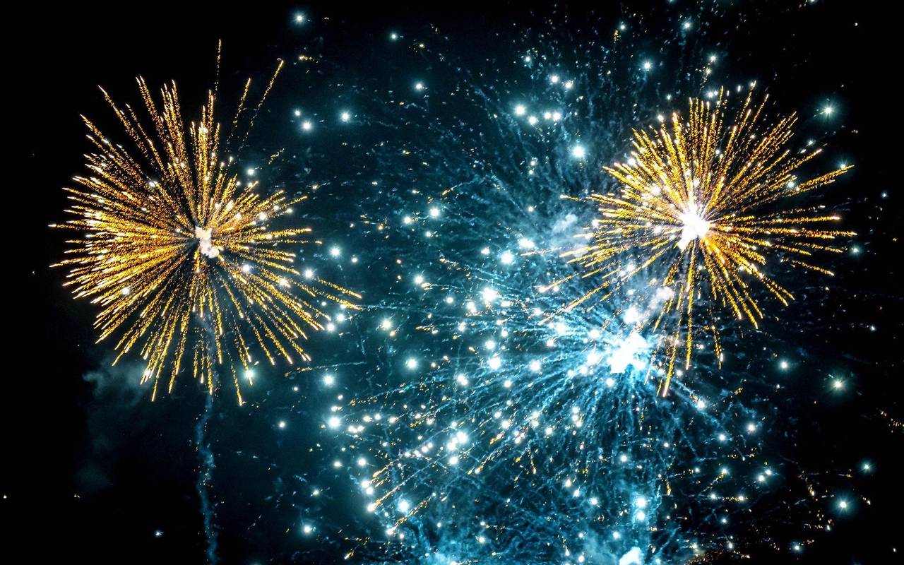 Feuerwerk zum Jahreswechsel