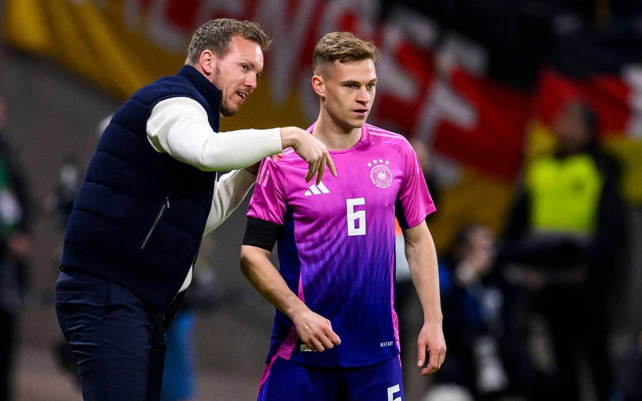 Julian Nagelsmann (l) und Joshua Kimmich