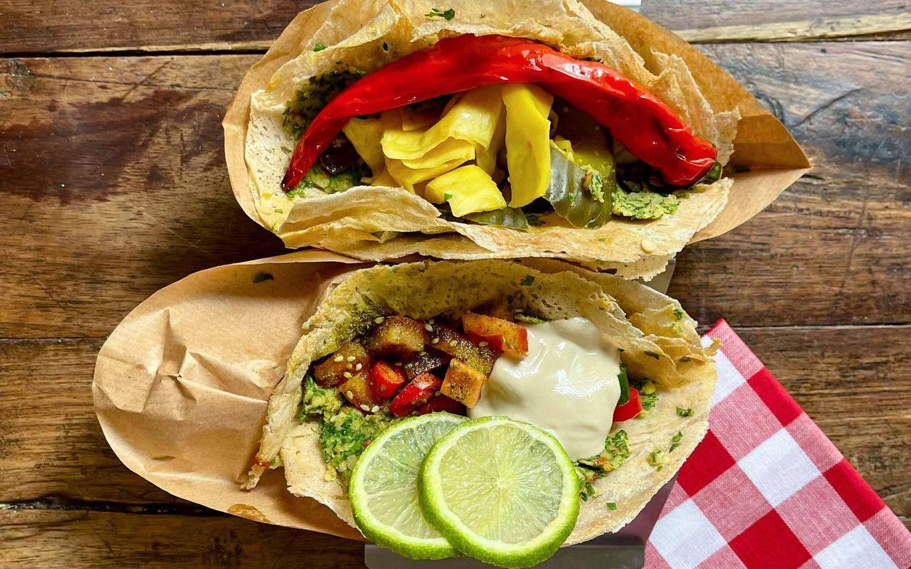Falafel Tortillas