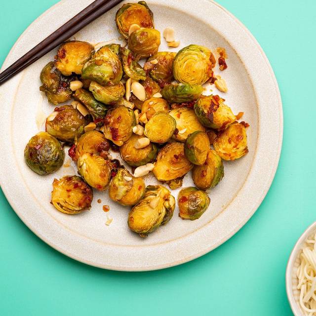 Spicy gerösteter Rosenkohl