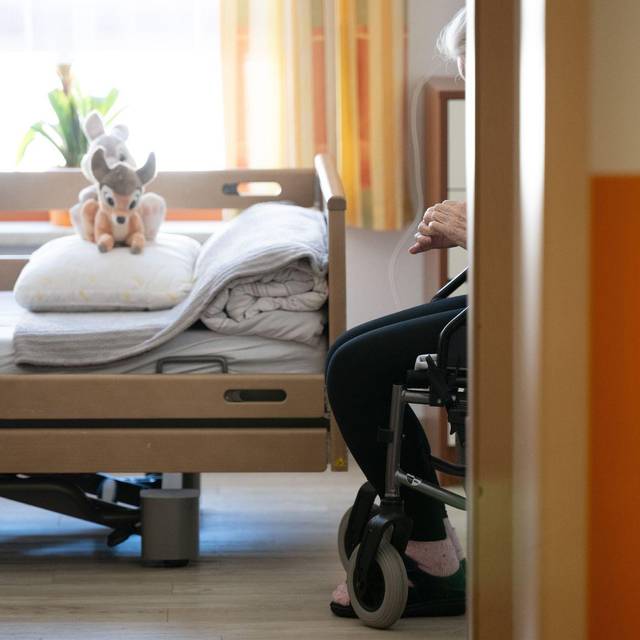 Blick in ein Zimmer eines Pflegeheims