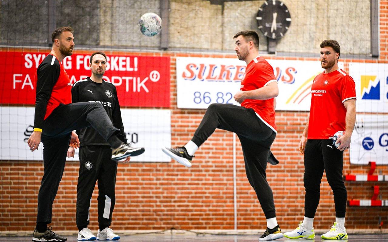 Handball EM - Nationalmannschaft in Dänemark angekommen