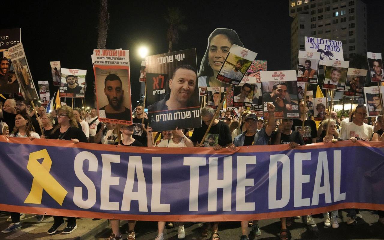 Nahostkonflikt - Demonstration in Tel Aviv