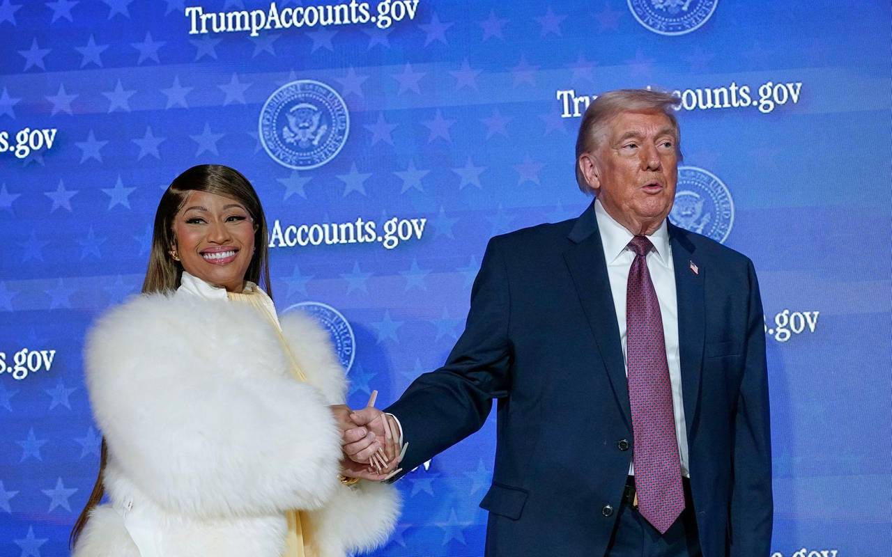 US-Präsident Trump und Rapperin Nicki Minaj