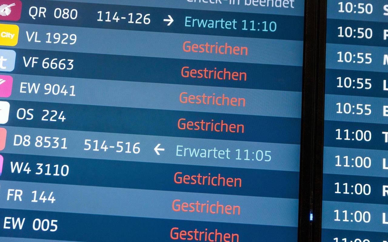 Winterwetter - Flughafen Berlin/Brandenburg