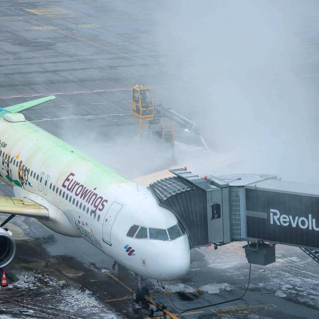 Winterwetter - Flughafen Berlin/Brandenburg