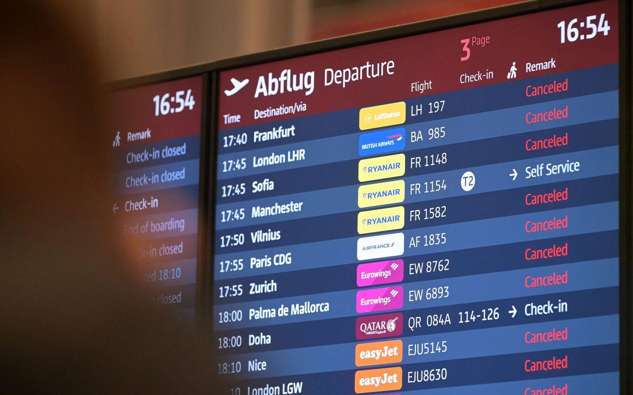 Winterwetter - Flughafen Berlin/Brandenburg