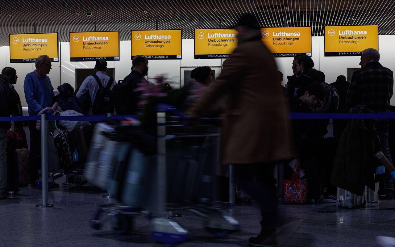 Streik der Lufthansa-Crews - Frankfurt