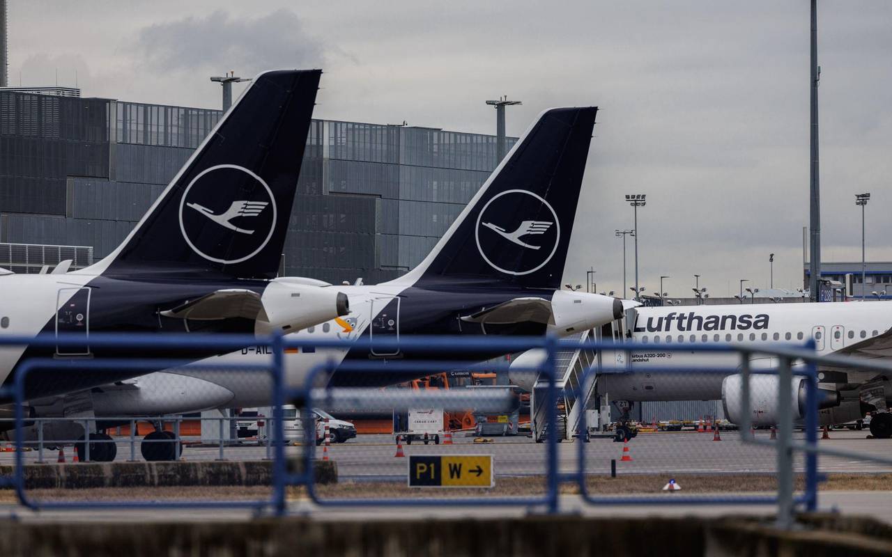 Streik der Lufthansa-Crews - Frankfurt