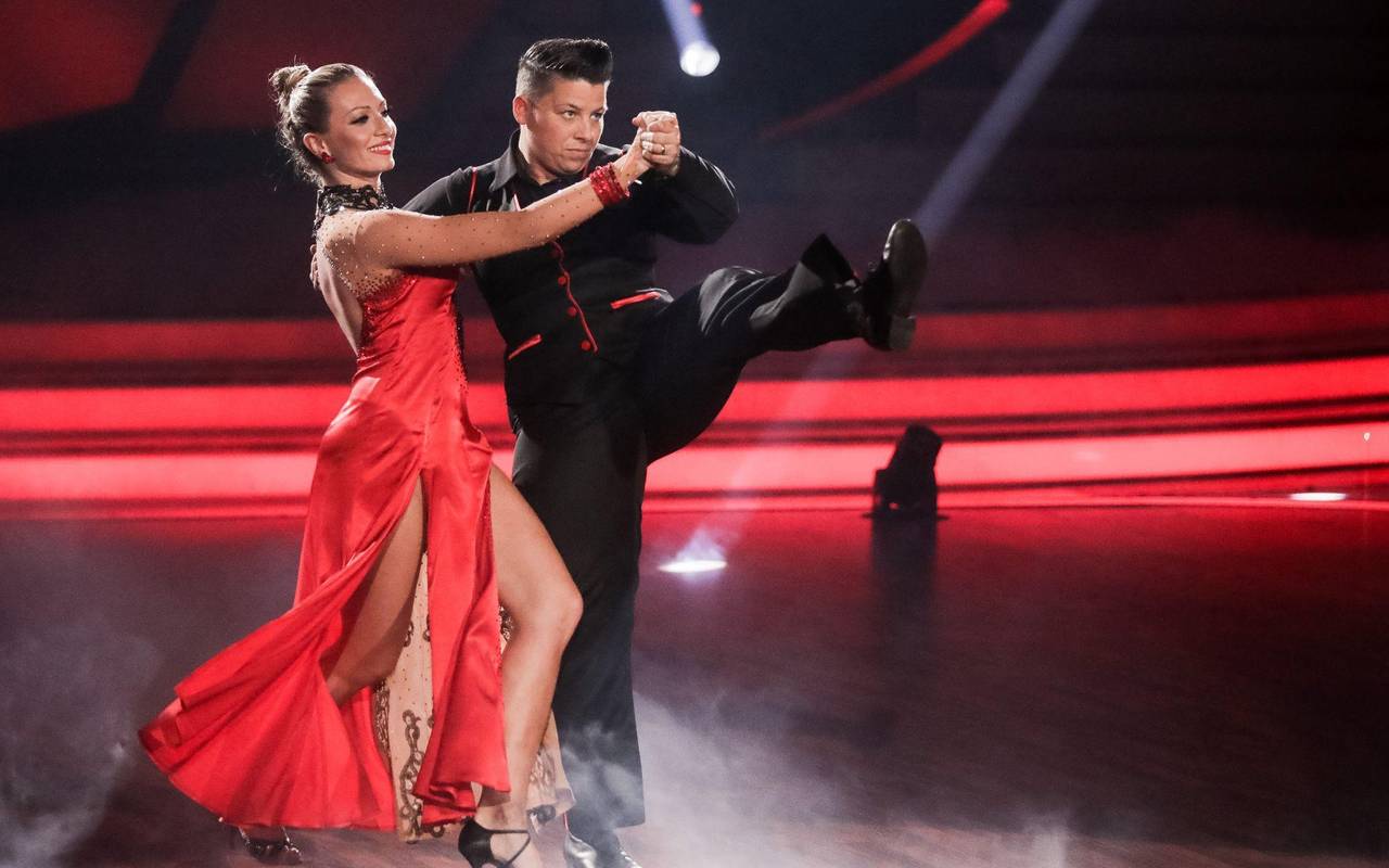 Kerstin Ott mit Regina Luca bei «Let's Dance»