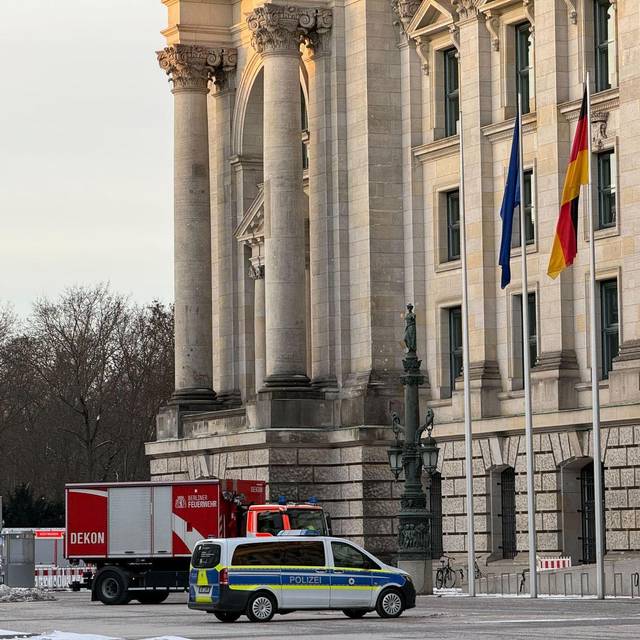 Feuerwehreinsatz im Reichstagsgebäude