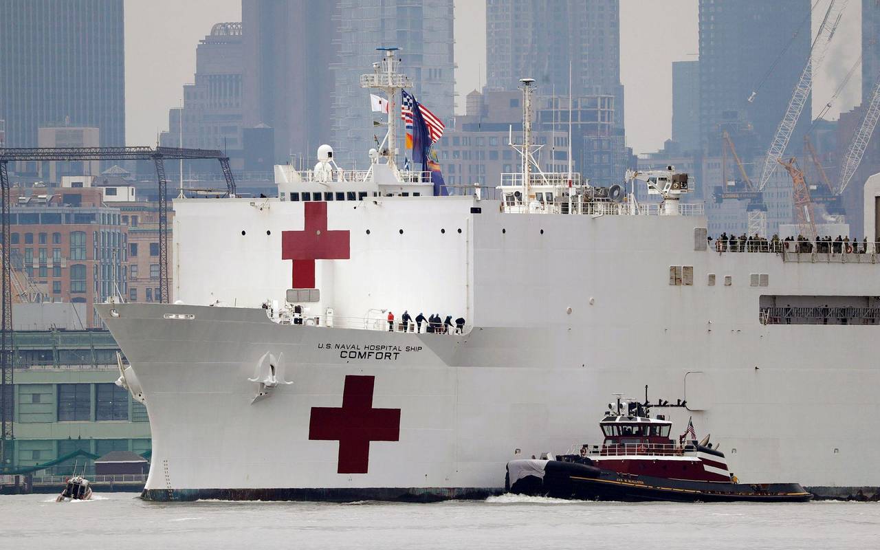 Lazarettschiff «USNS Comfort»