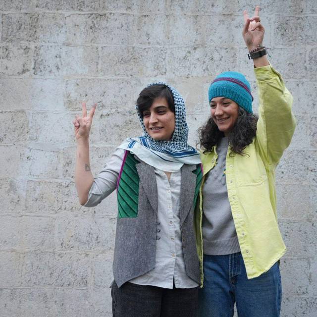 Iranische Journalistinnen Hamedi und Mohammadi