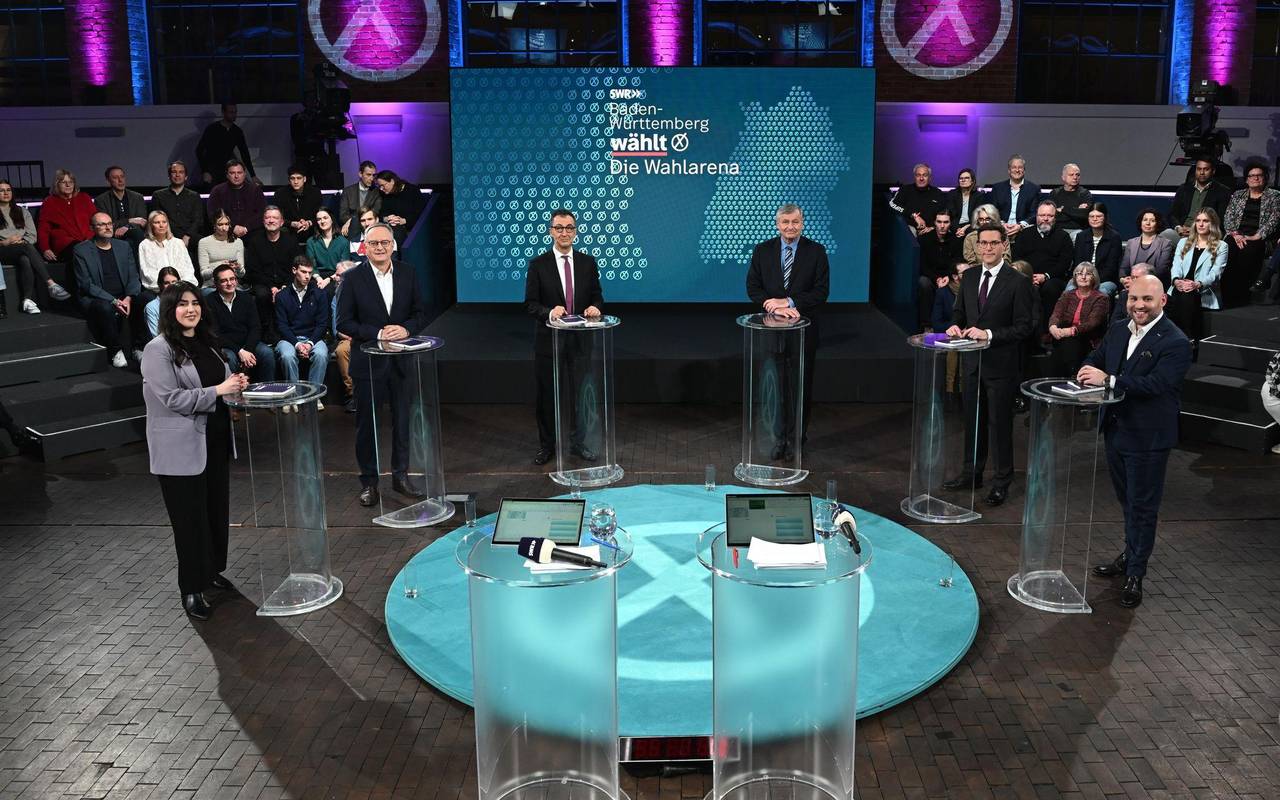 Vor der Landtagswahl: «Die Wahlarena» mit Spitzenkandidaten
