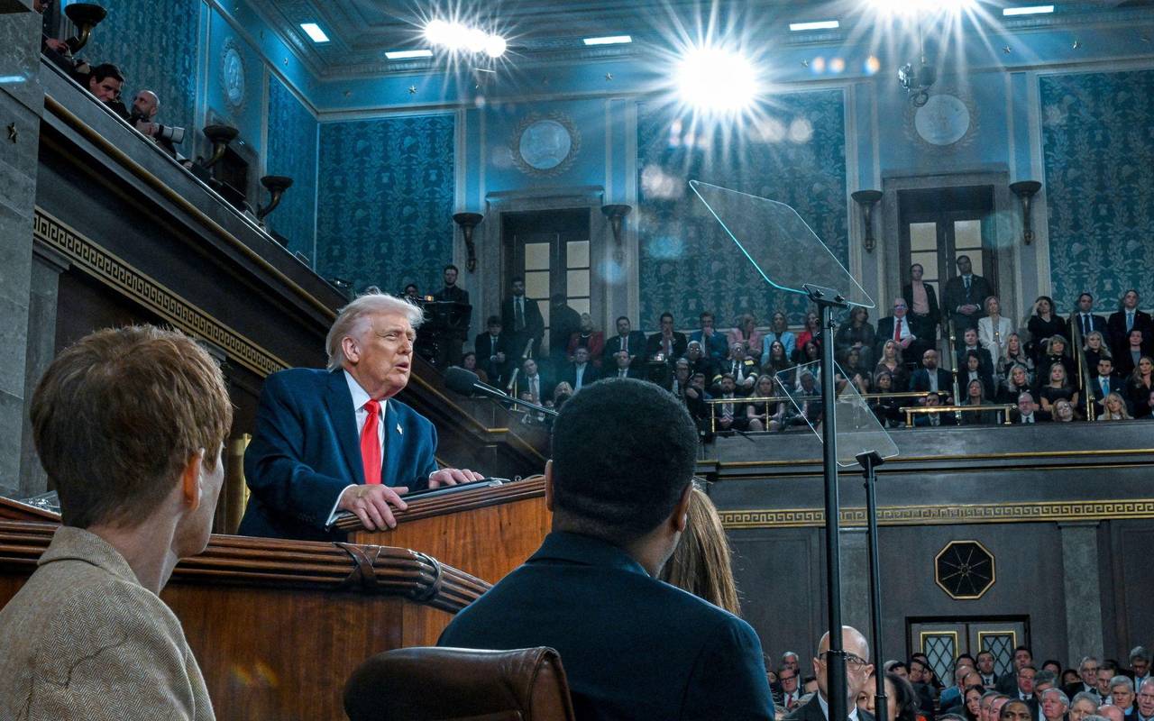 Donald Trump im Kapitol