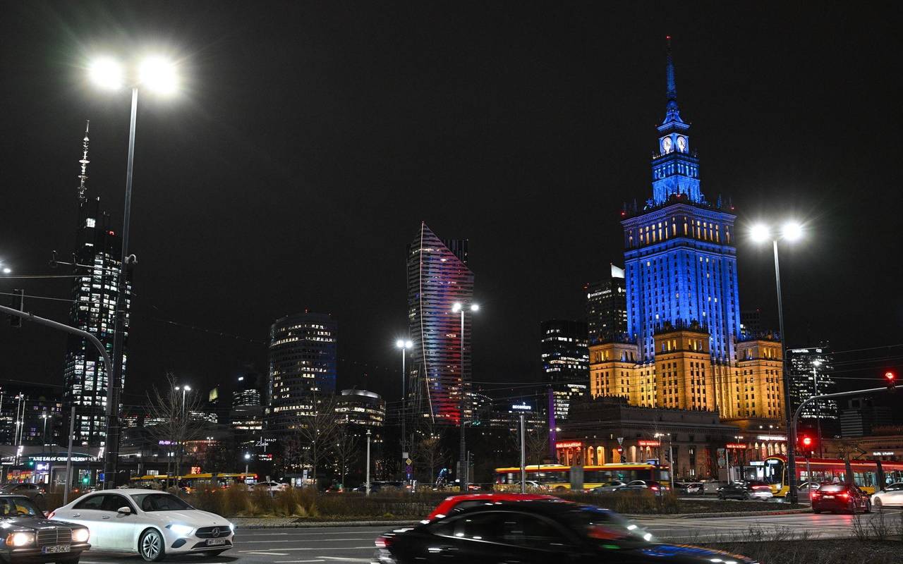 Polnische Hauptstadt Warschau