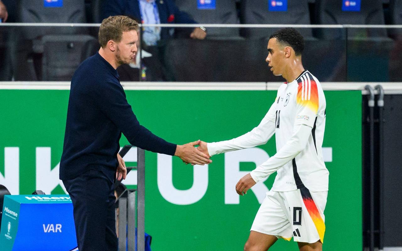 Julian Nagelsmann und Jamal Musiala