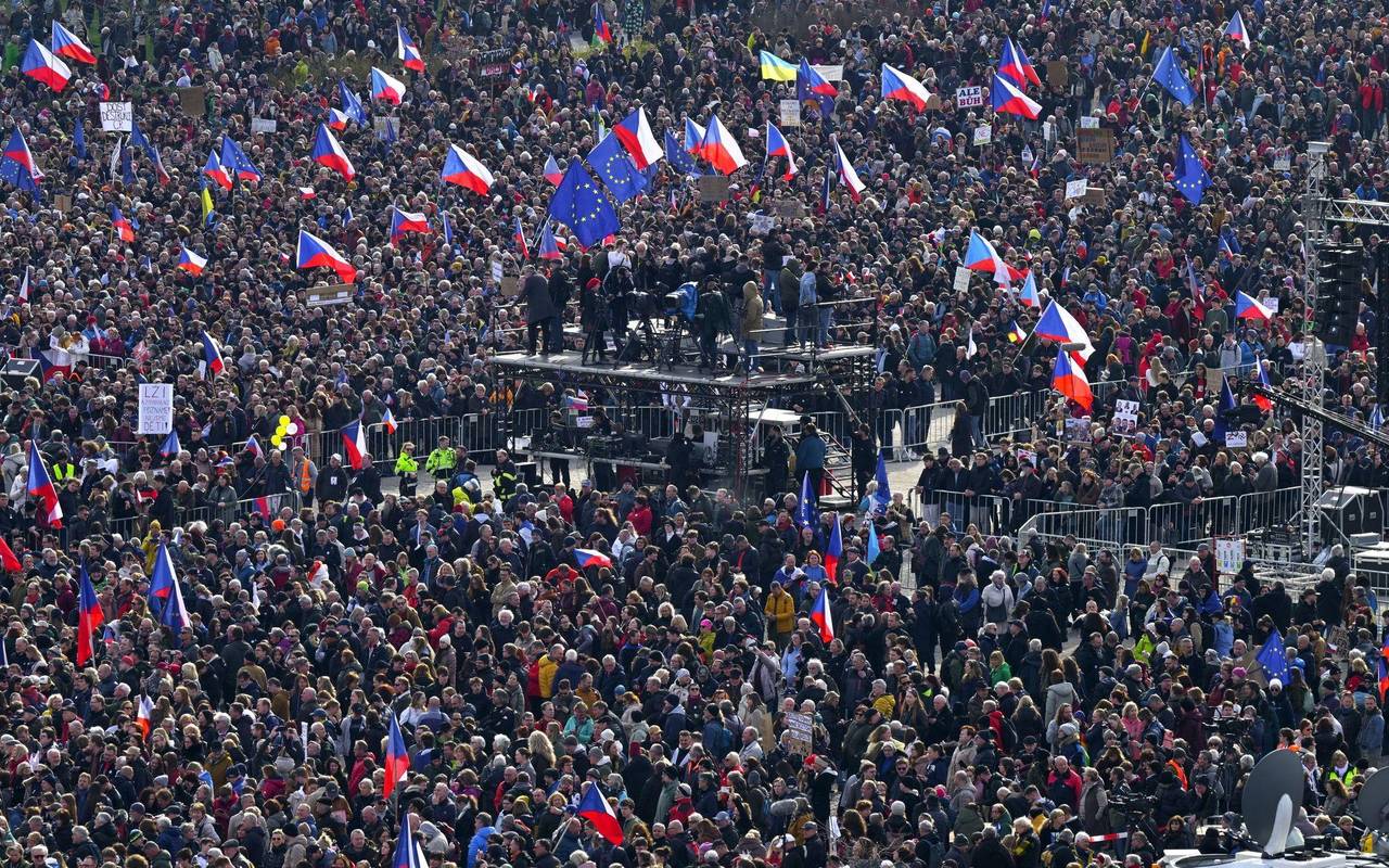 Demonstration Bündnis "Eine Million Augenblicke für Demokratie"