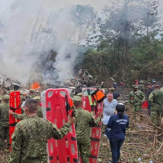Absturz von Militärflugzeug in Kolumbien