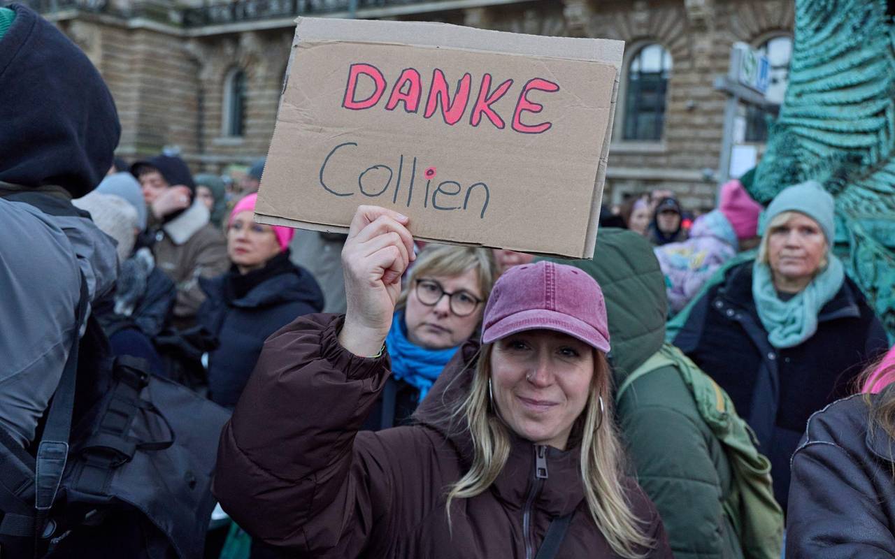 Demonstration gegen sexualisierte Gewalt gegen Frauen