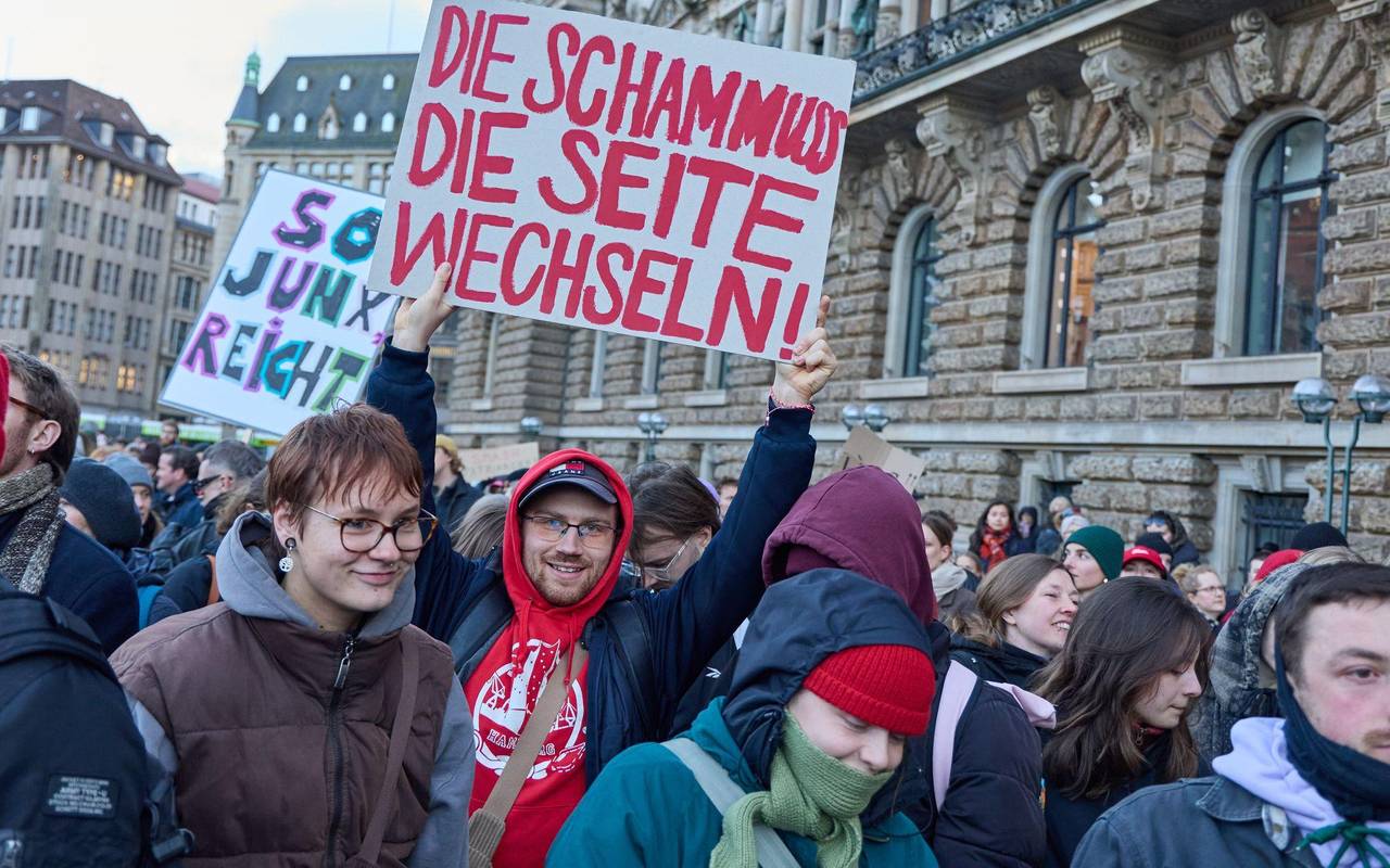 Demonstration gegen sexualisierte Gewalt gegen Frauen