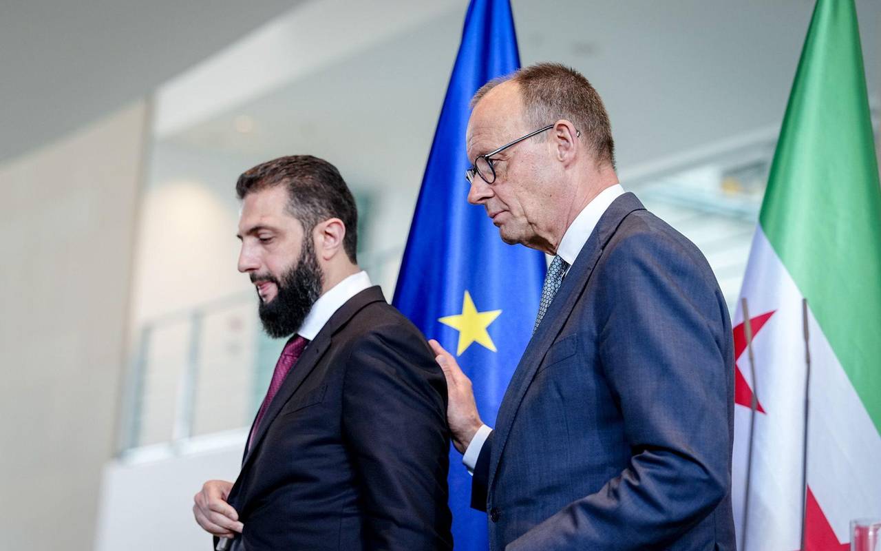 Syriens Übergangspräsident Ahmed al-Scharaa besucht Berlin