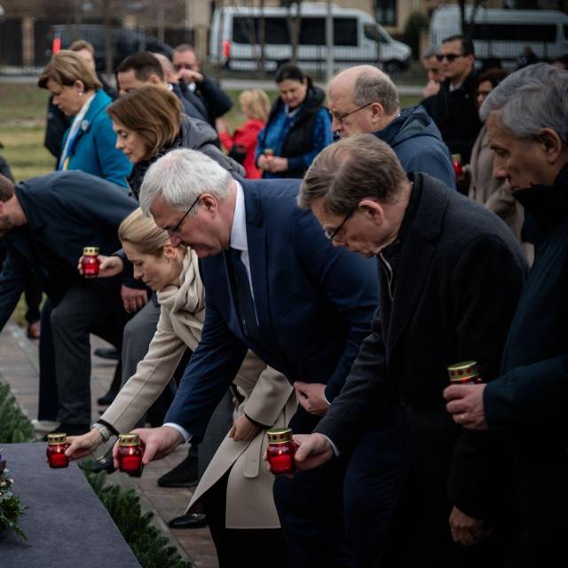 Ukraine-Krieg - Jahrestag der Befreiung von Butscha