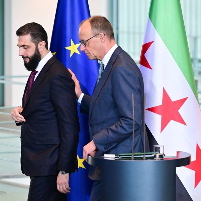 Syriens Übergangspräsident Ahmed al-Scharaa besucht Berlin