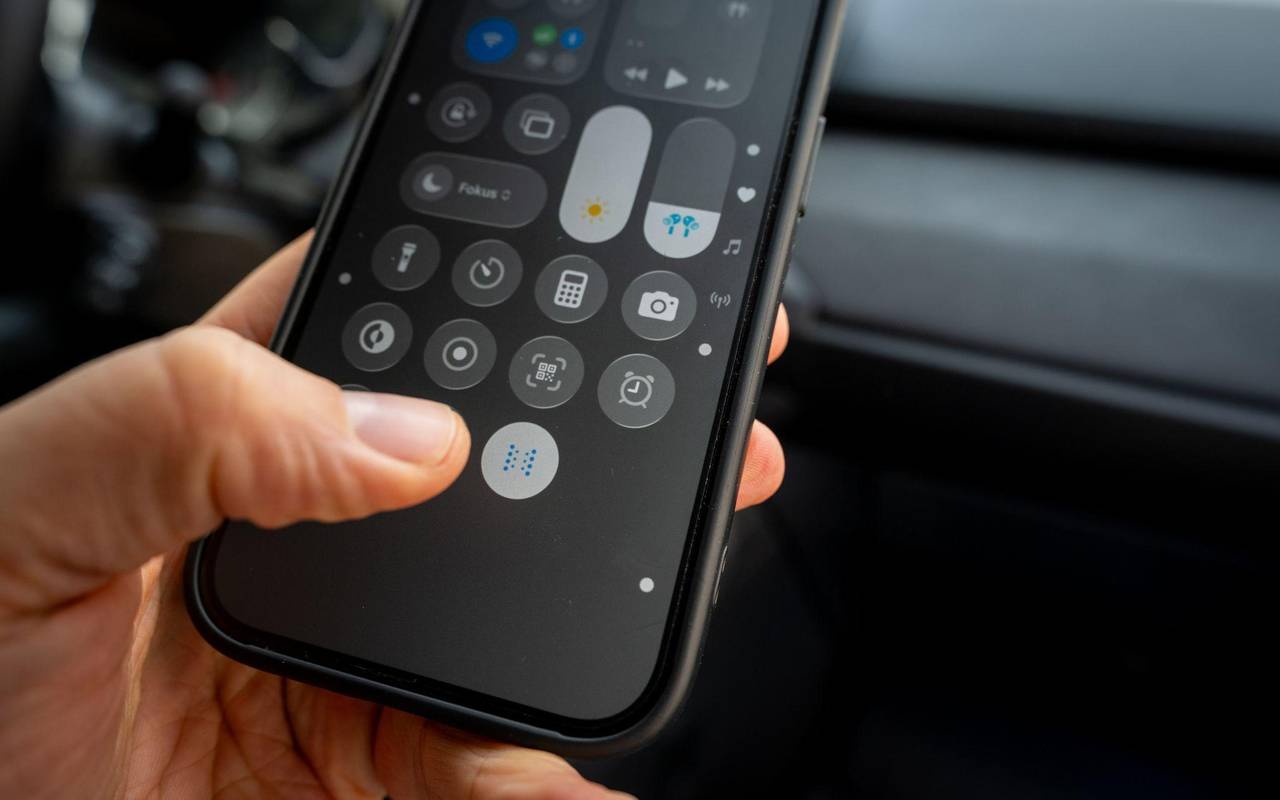 «Vehicle Motion Cues» auf einem iPhone