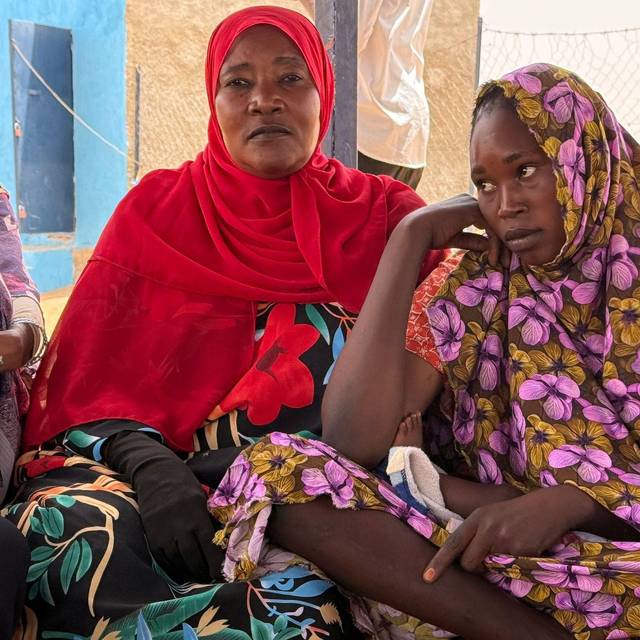 Flüchtlinge aus Darfur im Tschad