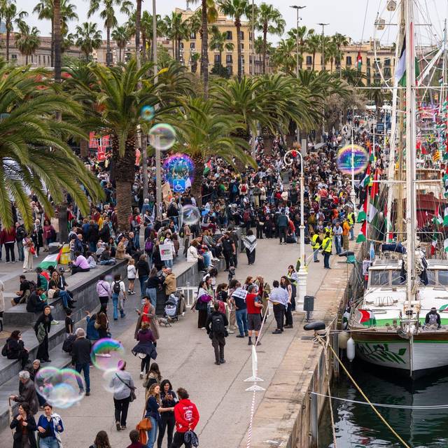 Nahostkonflikt - Gaza-Flotte in Barcelona
