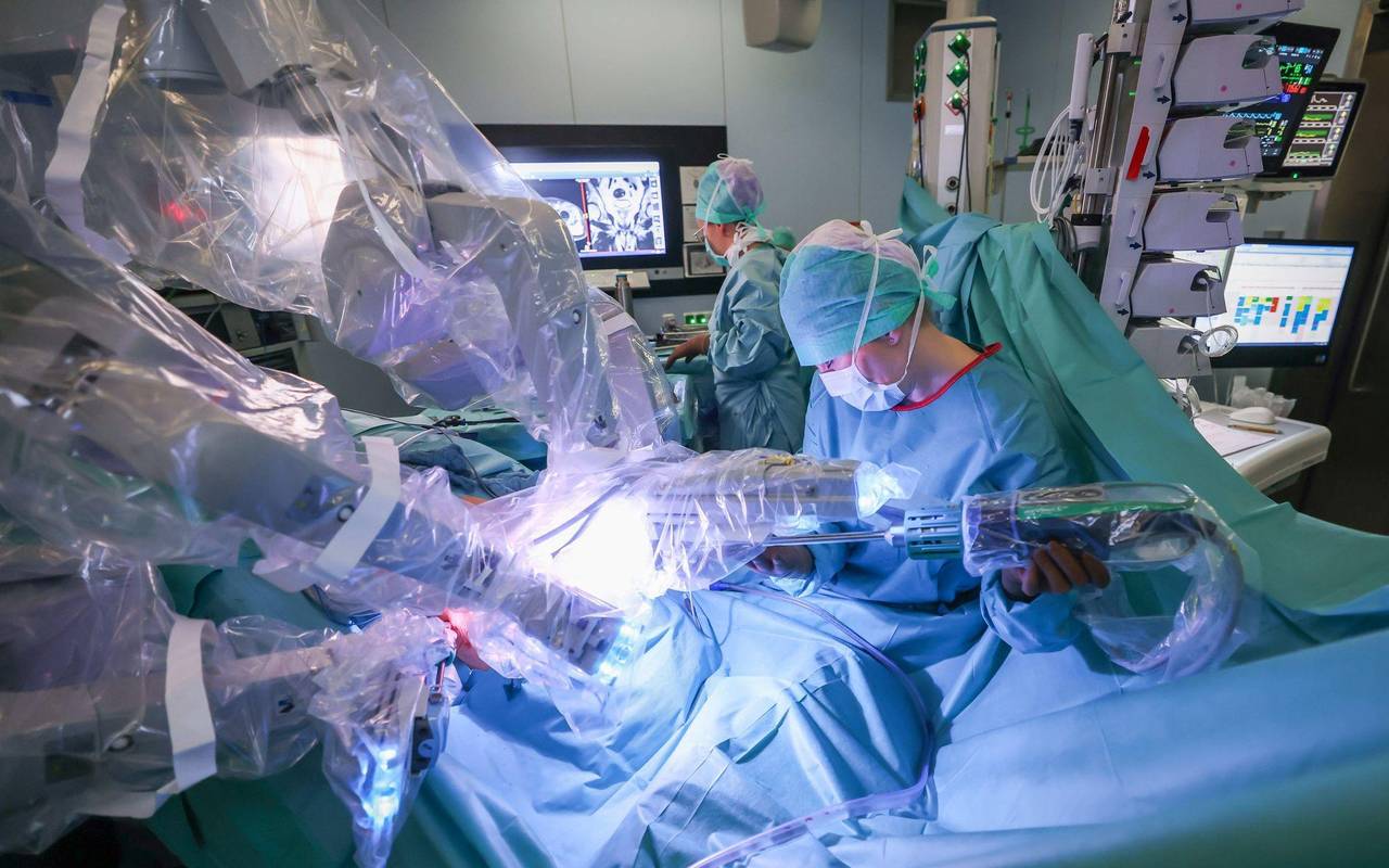 Roboter-assistierten Prostata-Operation