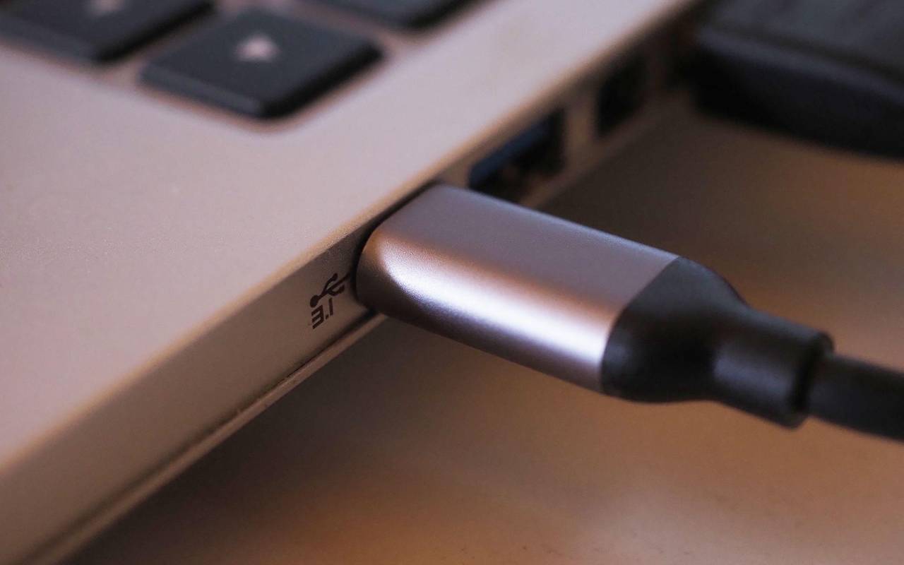 Notebook-Stromanschluss per USB-C