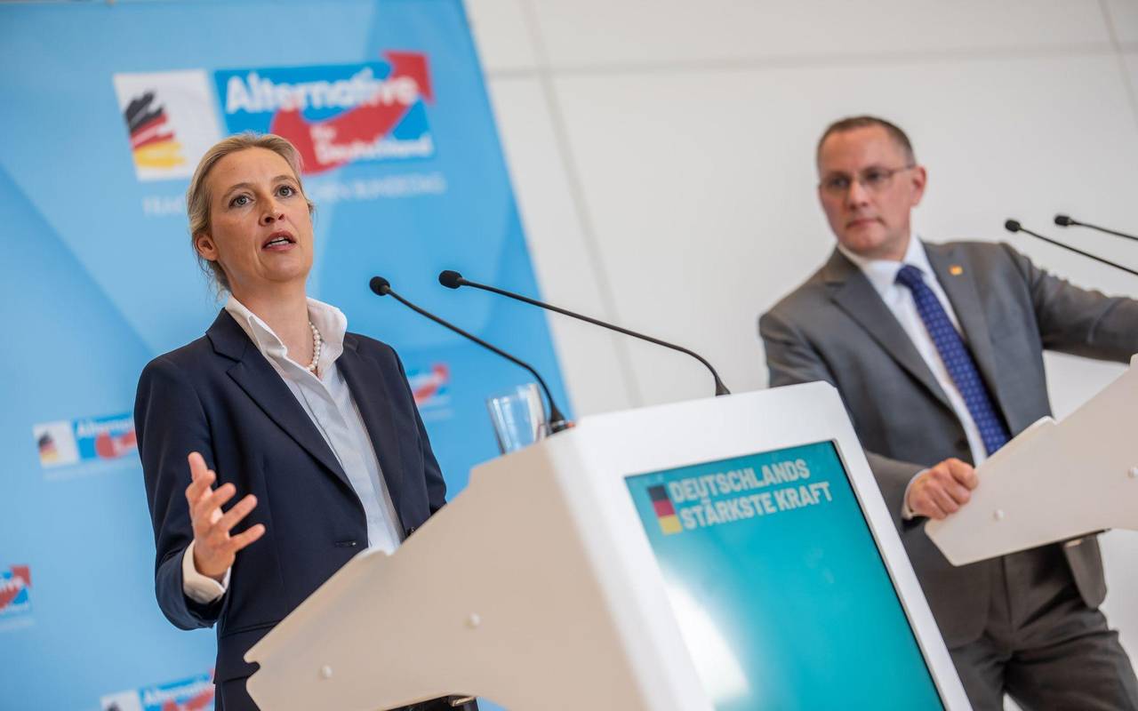 Alice Weidel und Tino Chrupalla