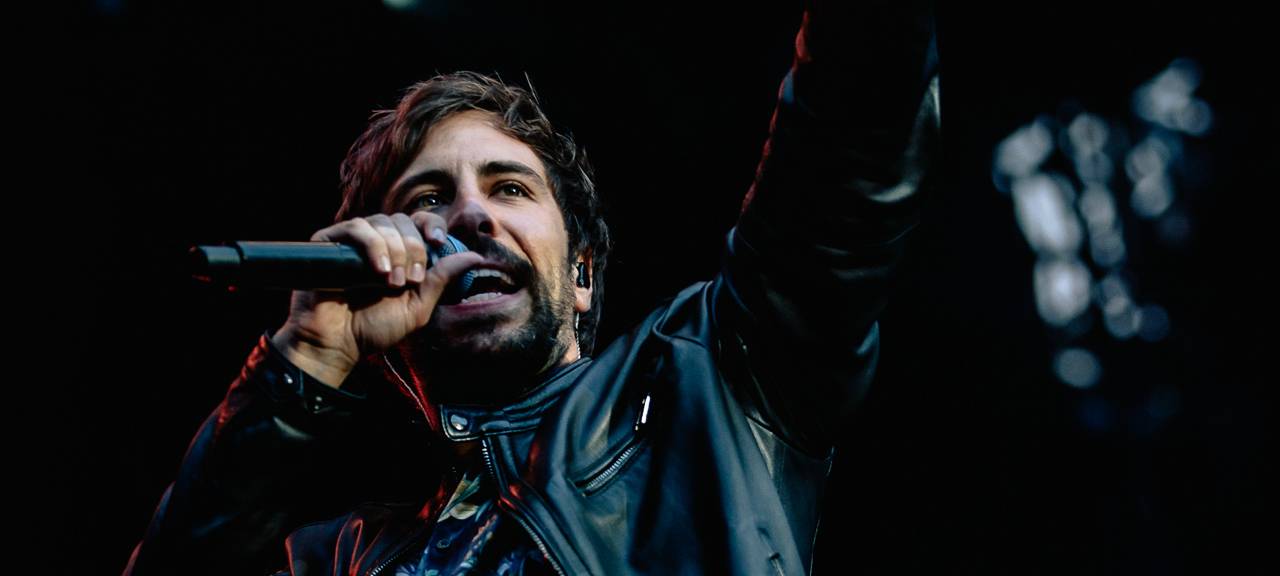 Max Giesinger auf dem Kunst!Rasen