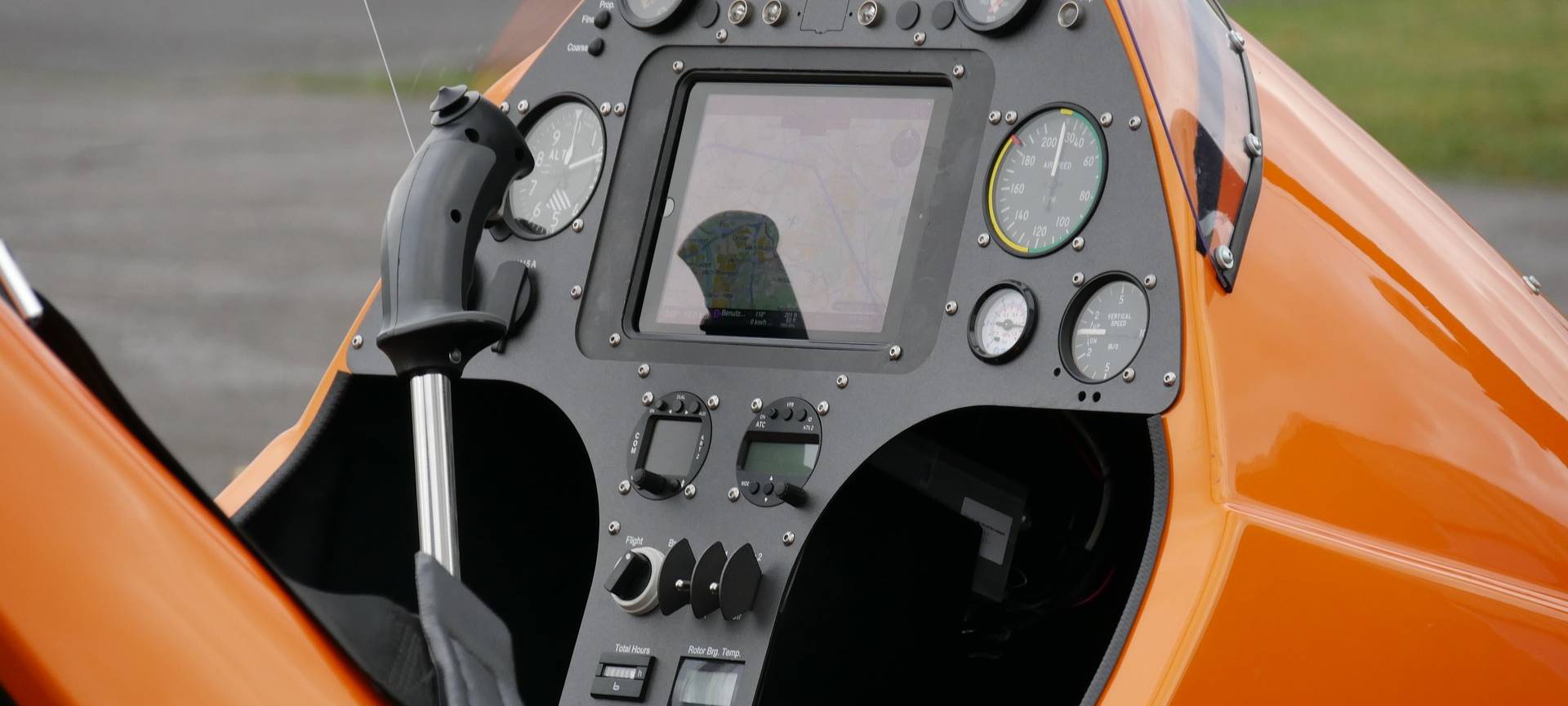 Gyrocopter Cockpit