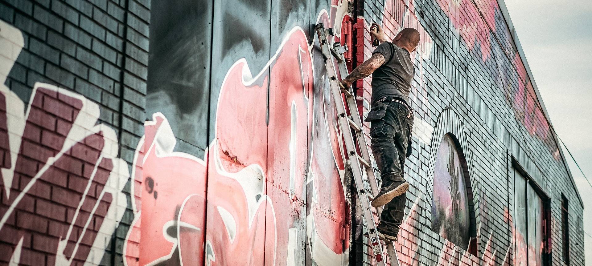 Legale Graffiti-Wand in Bonn