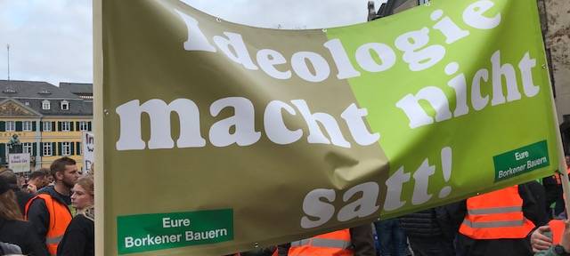 Landwirte demonstrieren in Bonn