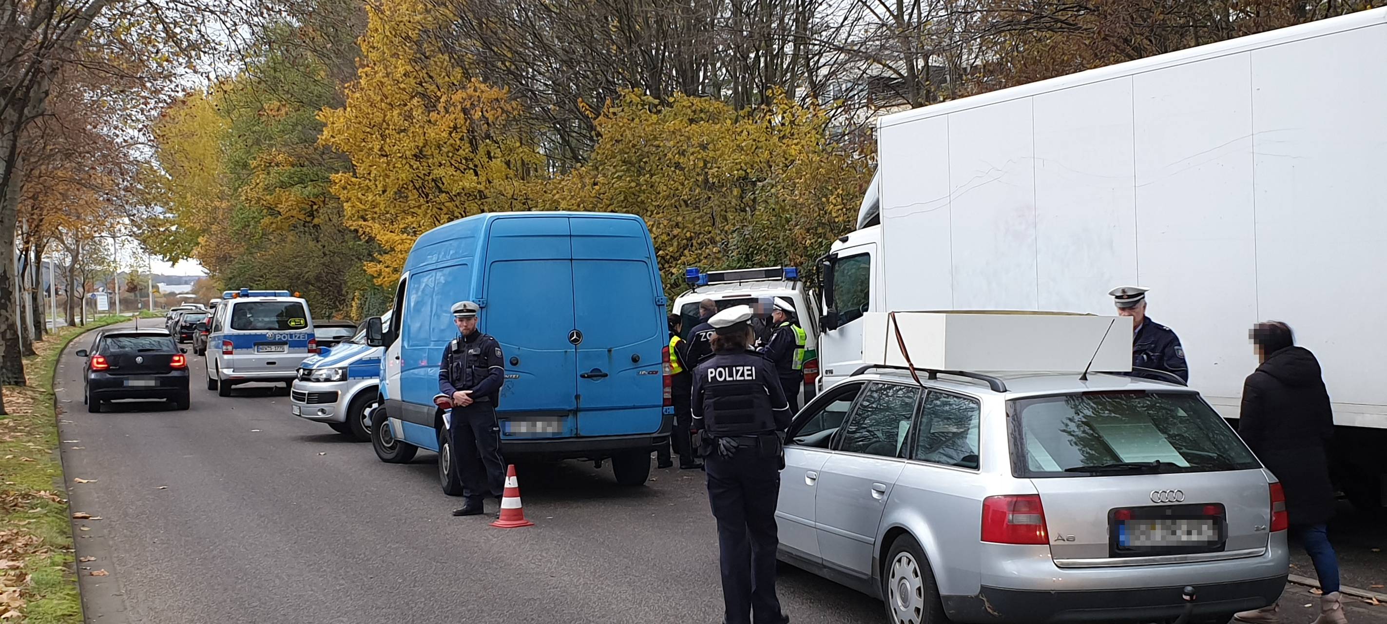 110 Beamte im Kontroll-Einsatz