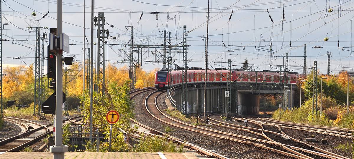 Behinderungen im Bahnverkehr