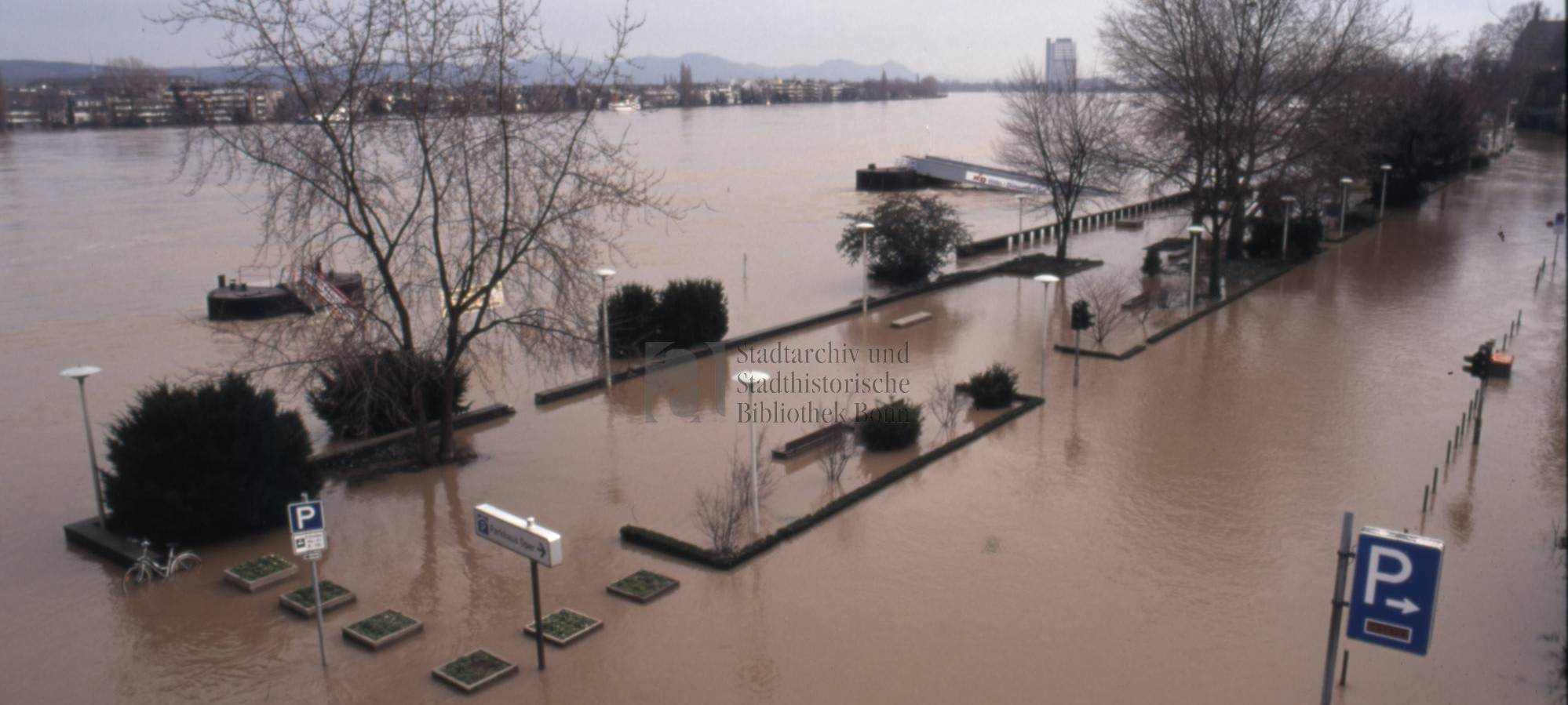 Als Bonn unter Wasser lag