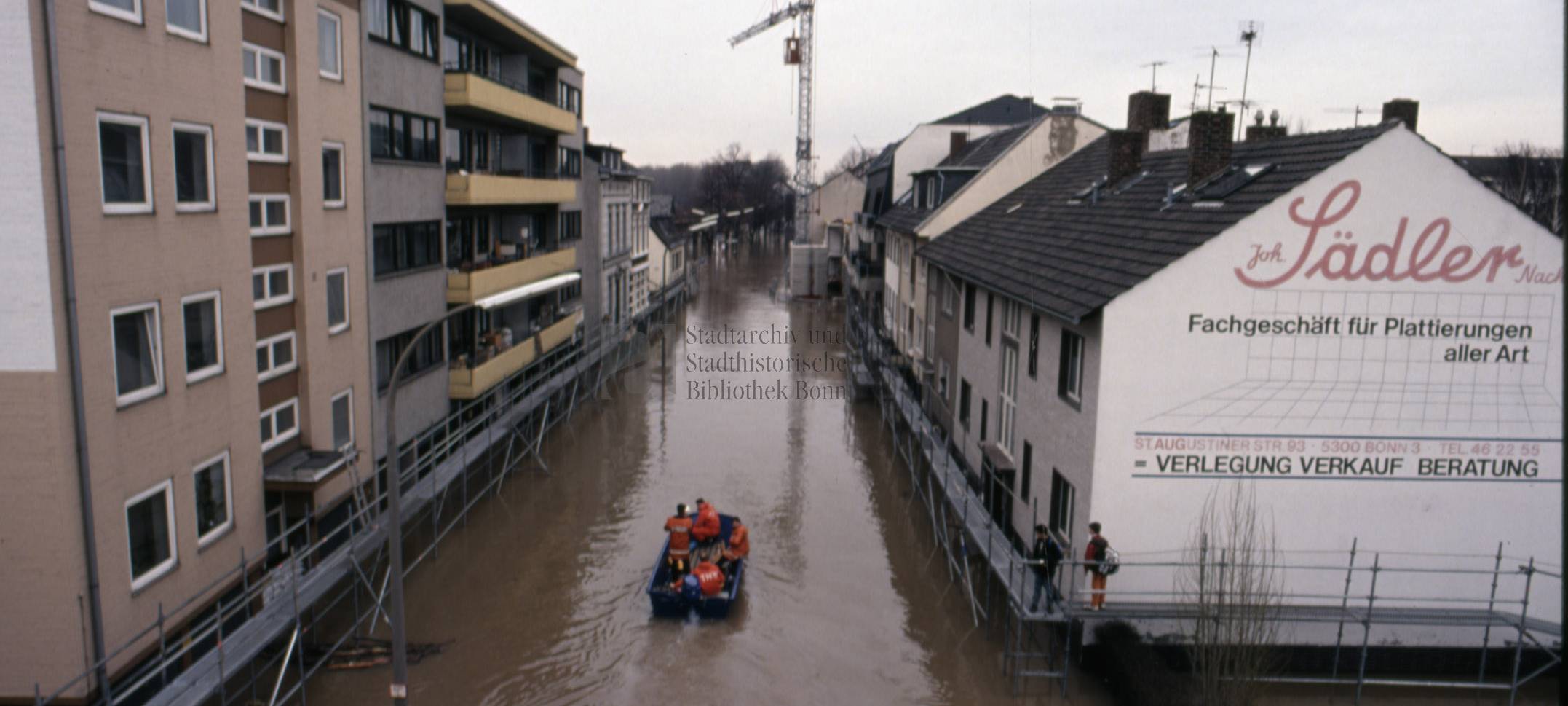 Als Bonn unter Wasser lag